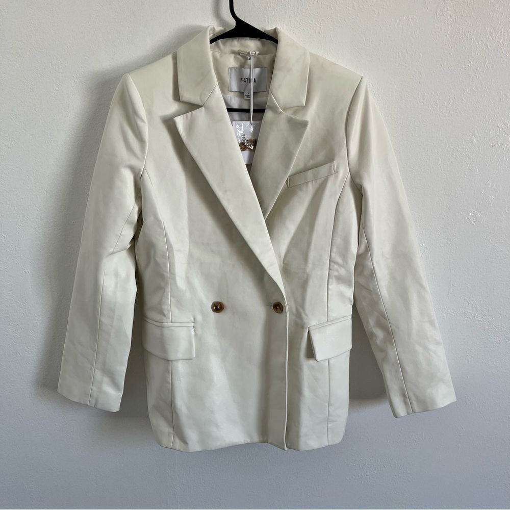 Pistola Joni Blazer in Ivory Size Small NWT - Picture 2 of 9